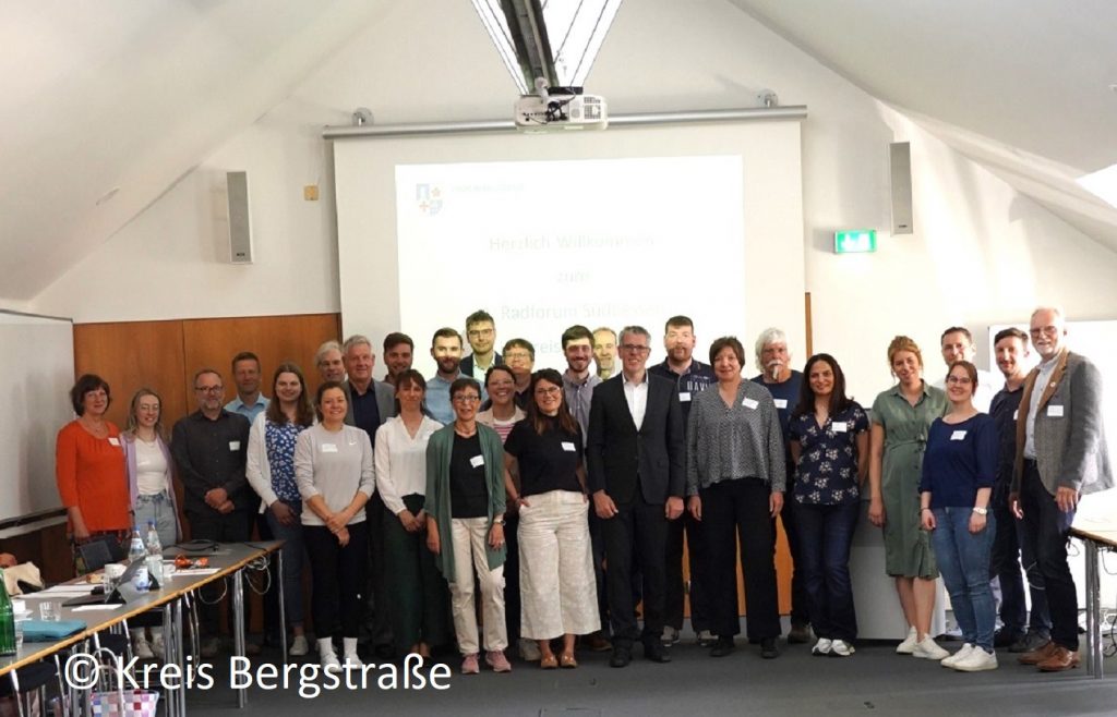 Gemeinschaftsbild auf dem 15. Radforum Südhessen