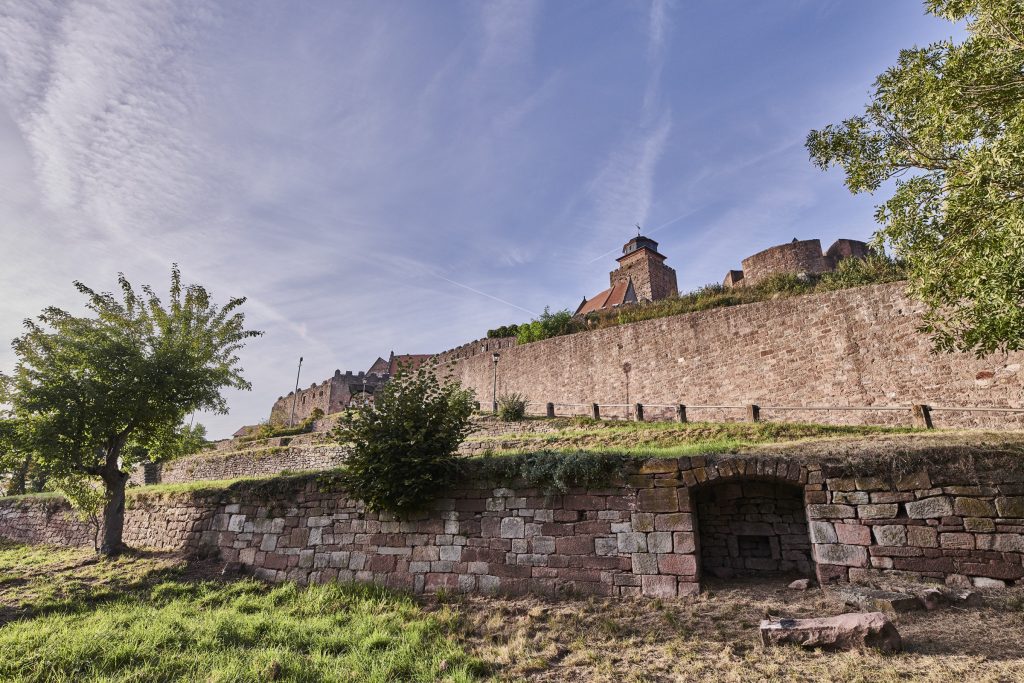 Burg Breuberg Blick auf Burg Breuberg