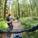 Foto von Mountainbikendenim Wald uk-cover