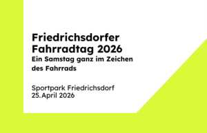 Banner zur Ankündigung des Friedrichsdorfer Fahrradtags am 25.April 2026
